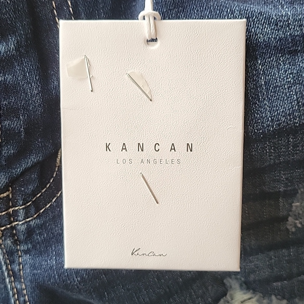 KanCan Distressed Flare Jeans Size 27" Super Skinny Mid-Rise - Picture 6 of 9